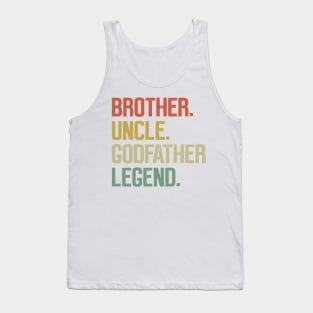 Brother Uncle Godfather Legend, God Father proposal Tank Top